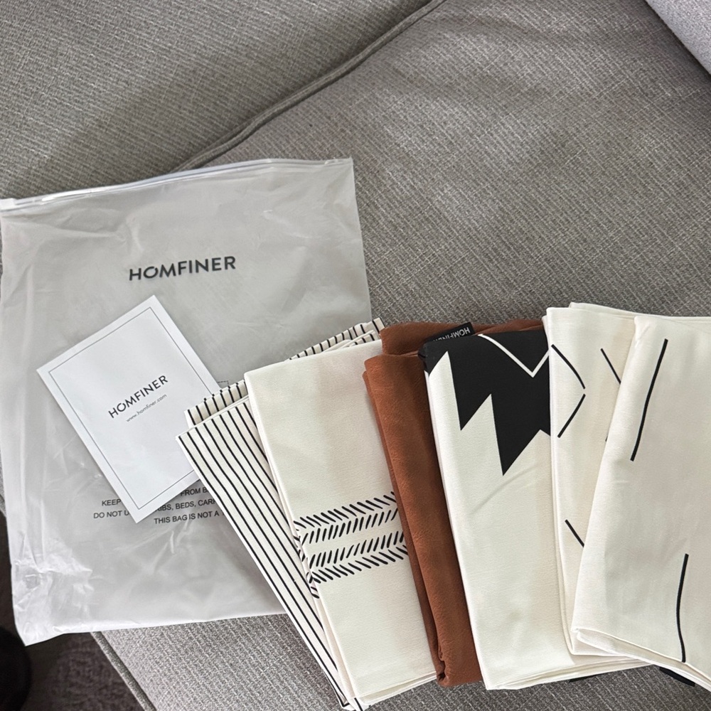 Homfiner Decorative Pillow Covers Set of 6